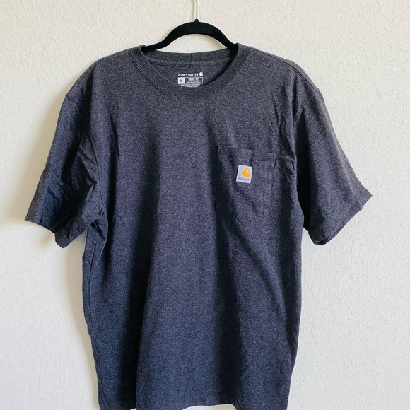 Carhartt Other - Men’s Carhartt Heavy Duty Pocket Tee Shirt in Charcoal Gray.  Size Medium.  EUC